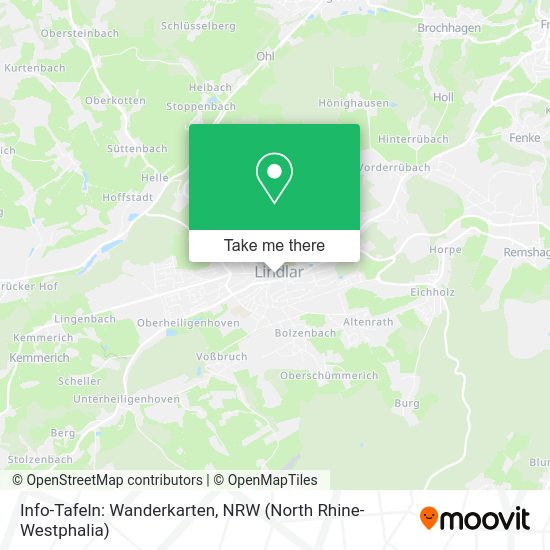 Карта Info-Tafeln: Wanderkarten