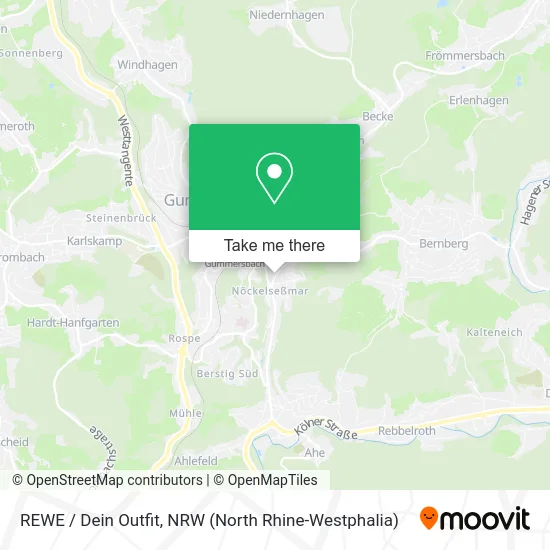 Карта REWE / Dein Outfit