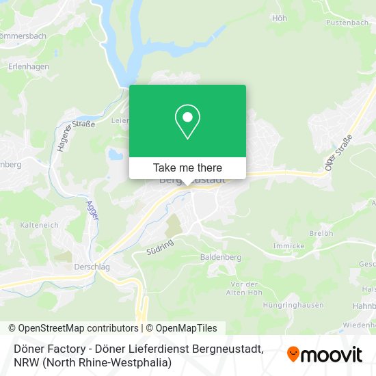 Карта Döner Factory - Döner Lieferdienst Bergneustadt