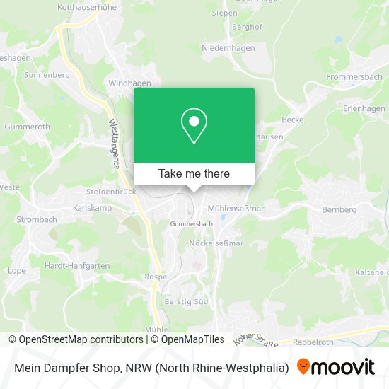 Карта Mein Dampfer Shop