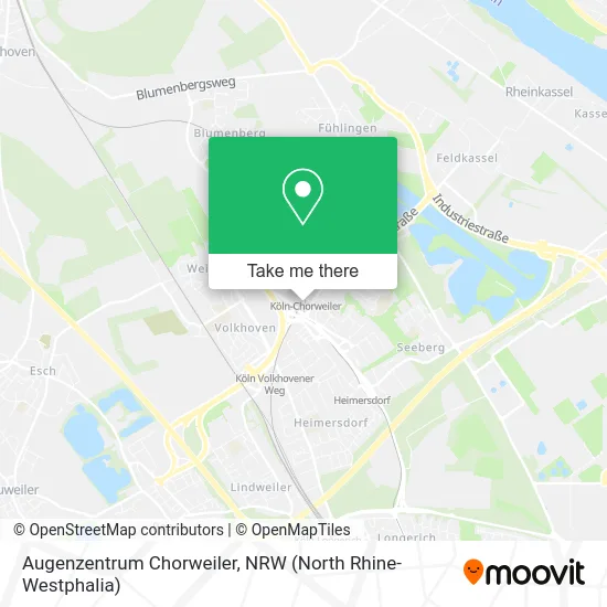 Карта Augenzentrum Chorweiler