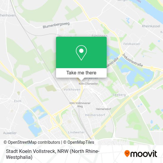 Карта Stadt Koeln Vollstreck