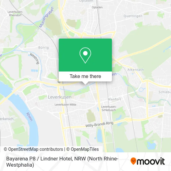 Карта Bayarena P8 / Lindner Hotel