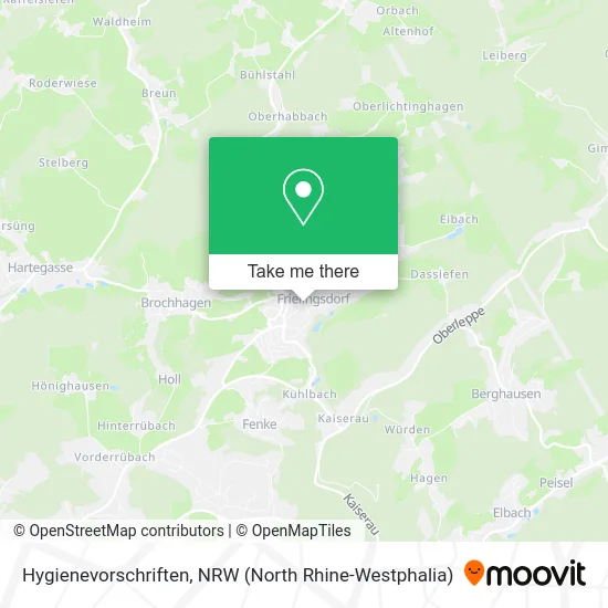 Карта Hygienevorschriften