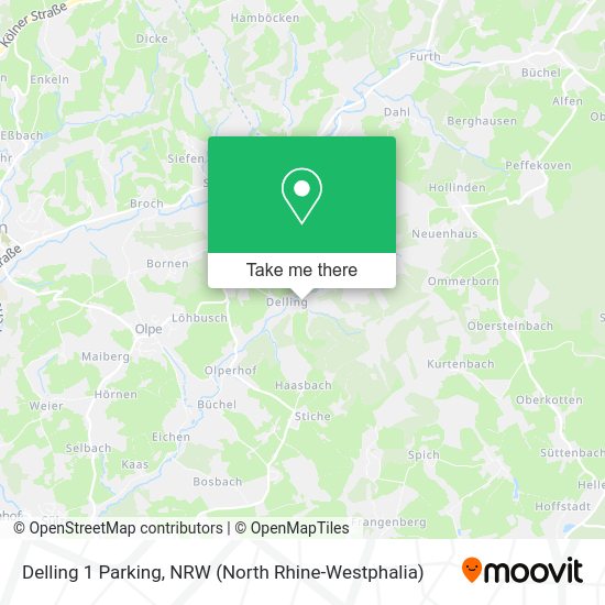Карта Delling 1 Parking