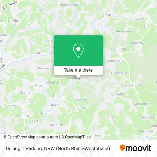 Карта Delling 1 Parking