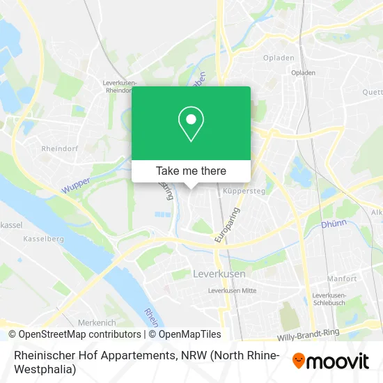 Rheinischer Hof Appartements map