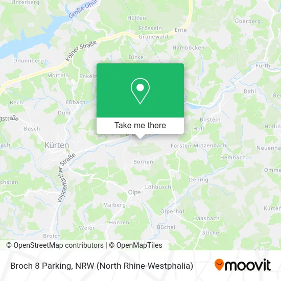 Карта Broch 8 Parking