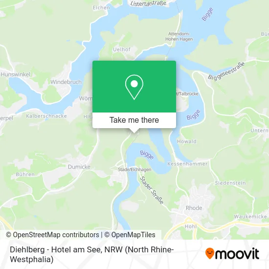Карта Diehlberg - Hotel am See