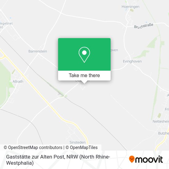 Карта Gaststätte zur Alten Post