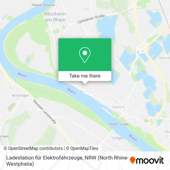 Ladestation für Elektrofahrzeuge map
