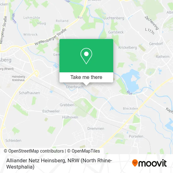 Карта Alliander Netz Heinsberg