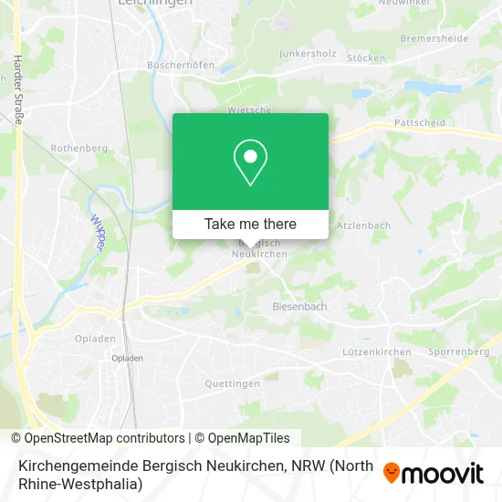 Kirchengemeinde Bergisch Neukirchen map