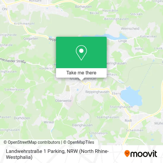 Карта Landwehrstraße 1 Parking