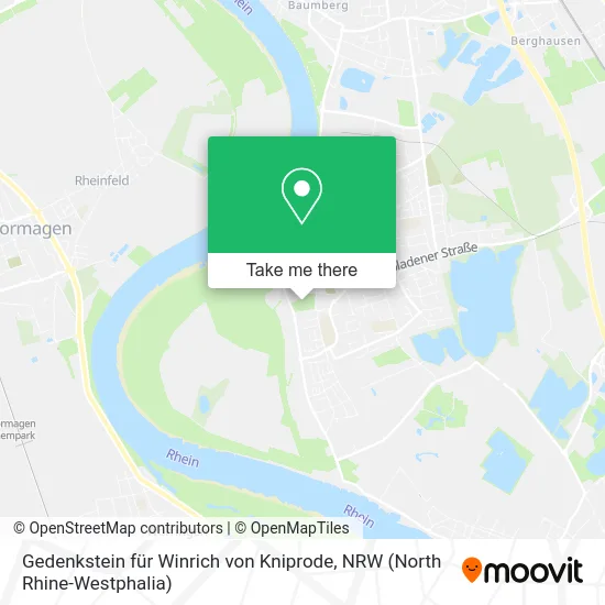 Карта Gedenkstein für Winrich von Kniprode