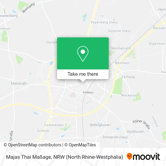 Карта Majas Thai Maßage