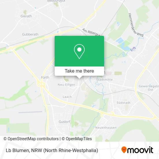 Lb Blumen map