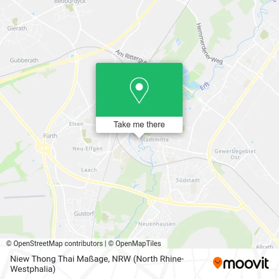 Карта Niew Thong Thai Maßage