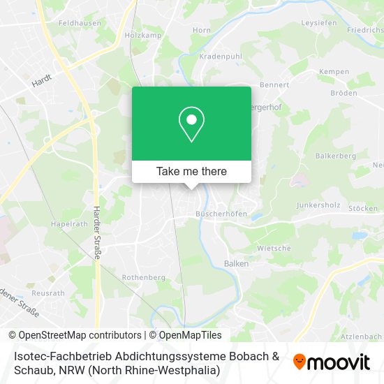 Карта Isotec-Fachbetrieb Abdichtungssysteme Bobach & Schaub