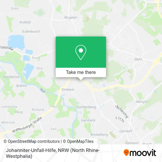 Johanniter-Unfall-Hilfe map