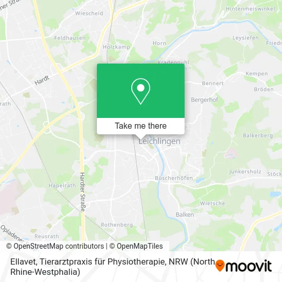 Карта Ellavet, Tierarztpraxis für Physiotherapie