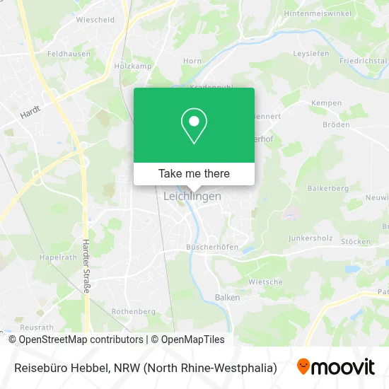 Reisebüro Hebbel map