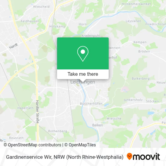 Gardinenservice Wir map