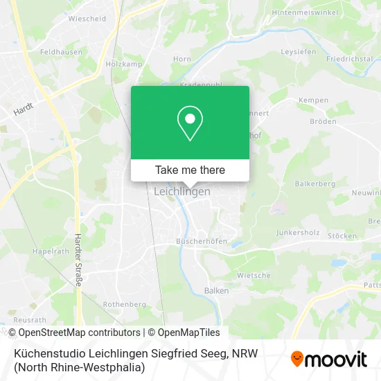 Карта Küchenstudio Leichlingen Siegfried Seeg