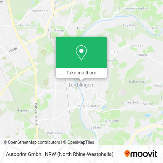 Карта Autoprint Gmbh.