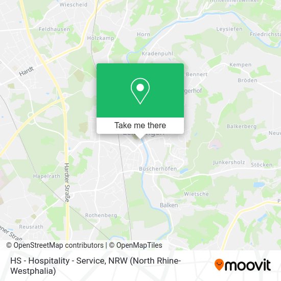 Карта HS - Hospitality - Service