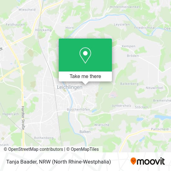Tanja Baader map