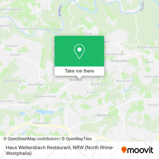 Haus Weltersbach Restaurant map