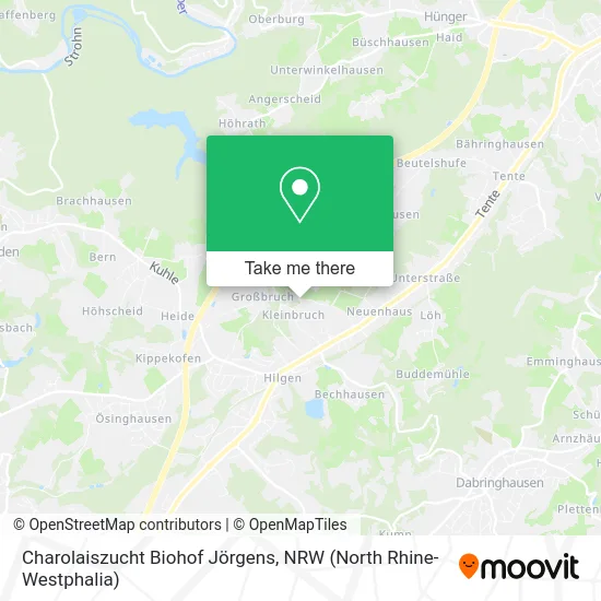 Карта Charolaiszucht Biohof Jörgens