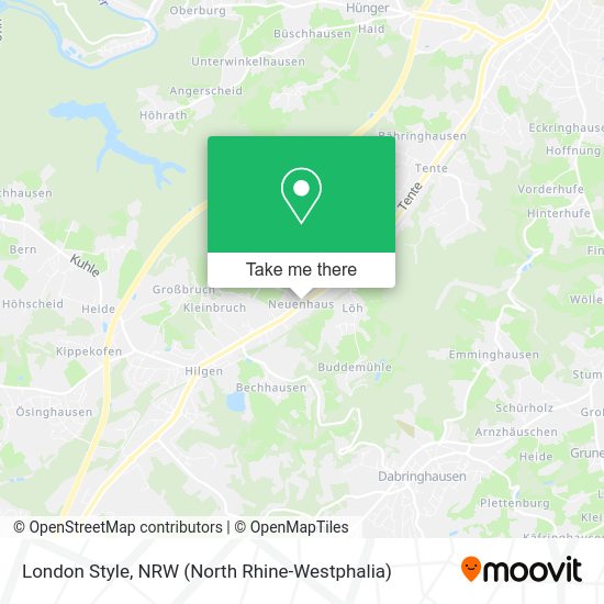 Карта London Style