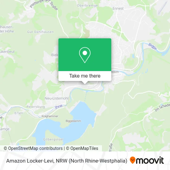 Карта Amazon Locker-Levi