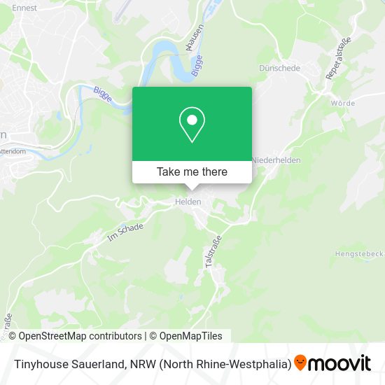 Карта Tinyhouse Sauerland