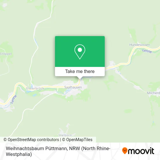 Карта Weihnachtsbaum Püttmann