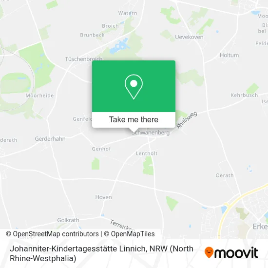 Карта Johanniter-Kindertagesstätte Linnich
