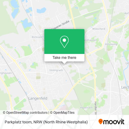 Карта Parkplatz toom