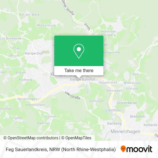 Карта Feg Sauerlandkreis