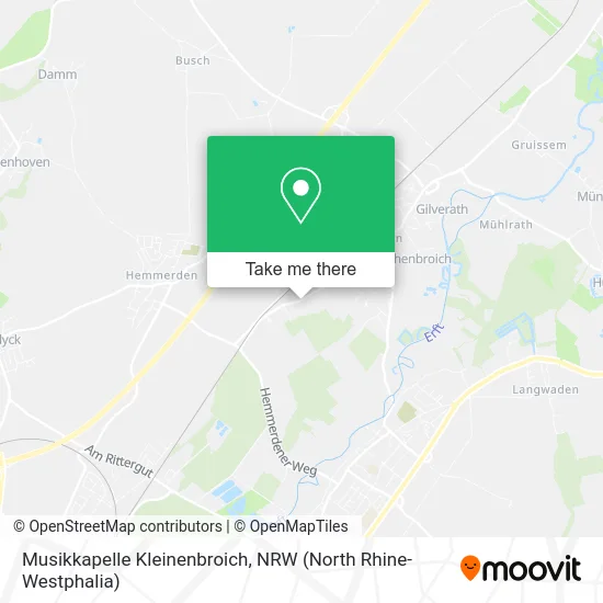 Карта Musikkapelle Kleinenbroich