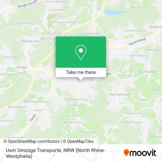 Карта Usm Umzüge Transporte