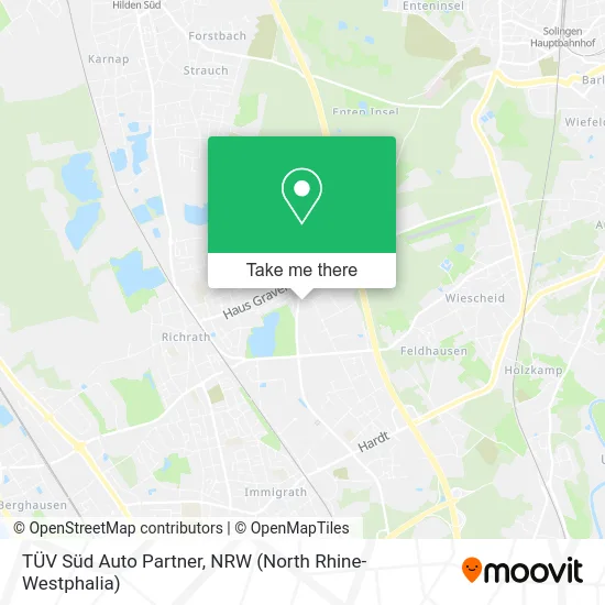 Карта TÜV Süd Auto Partner