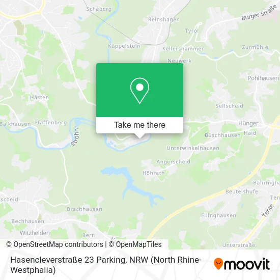 Карта Hasencleverstraße 23 Parking