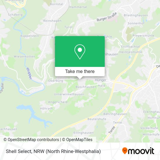 Shell Select map