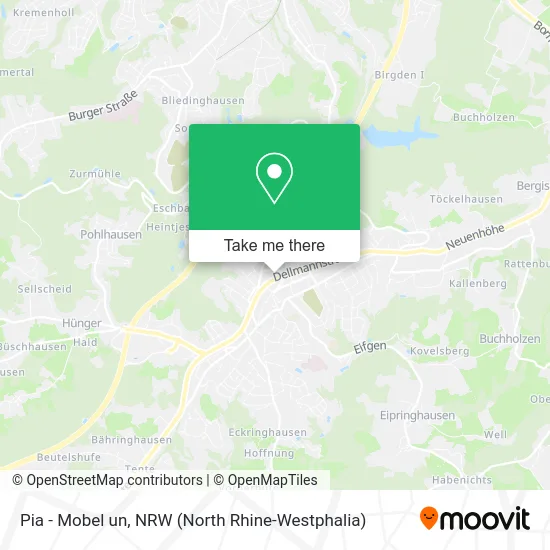 Карта Pia - Mobel un