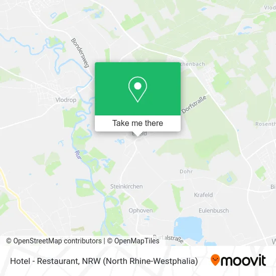 Hotel - Restaurant map