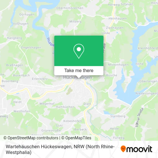 Карта Wartehäuschen Hückeswagen