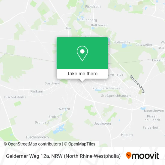 Карта Gelderner Weg 12a