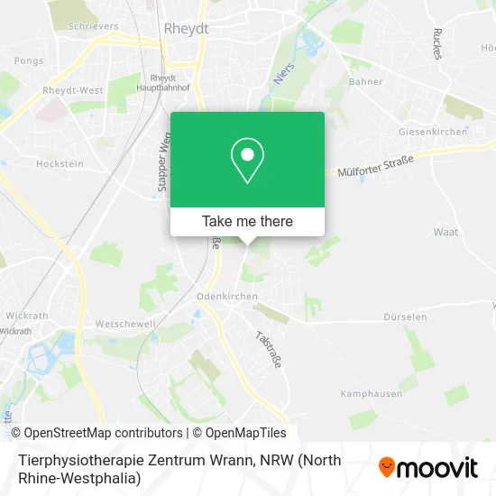 Карта Tierphysiotherapie Zentrum Wrann